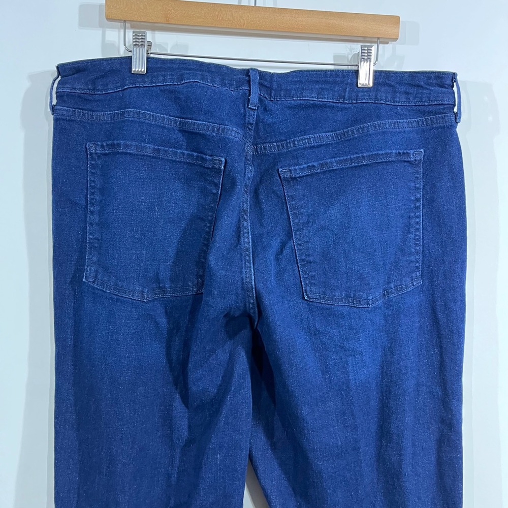 Old Navy Retro Wide Leg Jeans Womens 18 High Rise Denim Streetwear Boho Relaxed - Picture 5 of 9